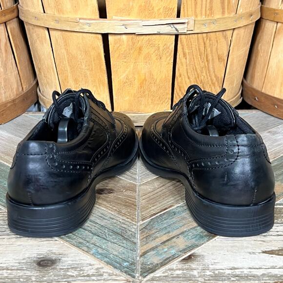 Thom Mcan Bismark Wingtip Brogue Black Leather Lace-Up Oxfords Mens Size 7 main image 8